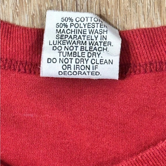 Vintage Mississippi State Bulldogs MSU 3/4 Sleeve Shirt Single Stitch Bully NCAA - Picture 7 of 9